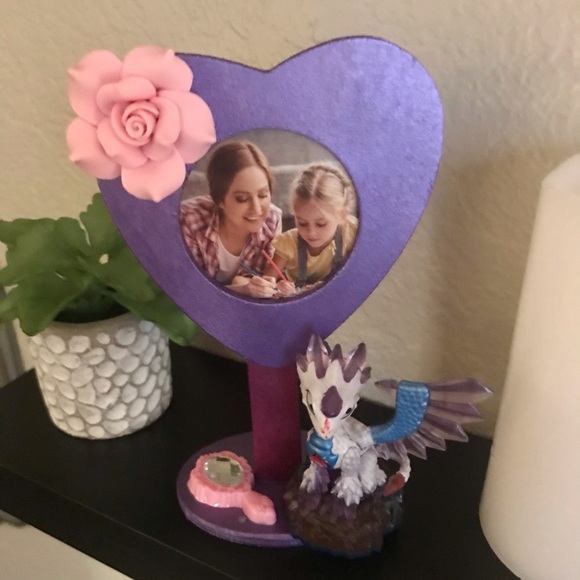 OOAK Wish Dragon Picture Frame🐲💚 - Picture 2 of 7